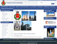 Tablet Screenshot of comune.pravisdomini.pn.it